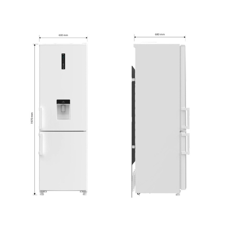 يخچال فريزر امرسان 20 فوت مدل CB46L-ICE-W01